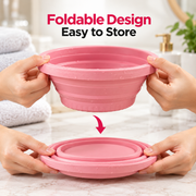 Silicone Foldable Face Ice Bowl