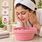 Silicone Foldable Face Ice Bowl